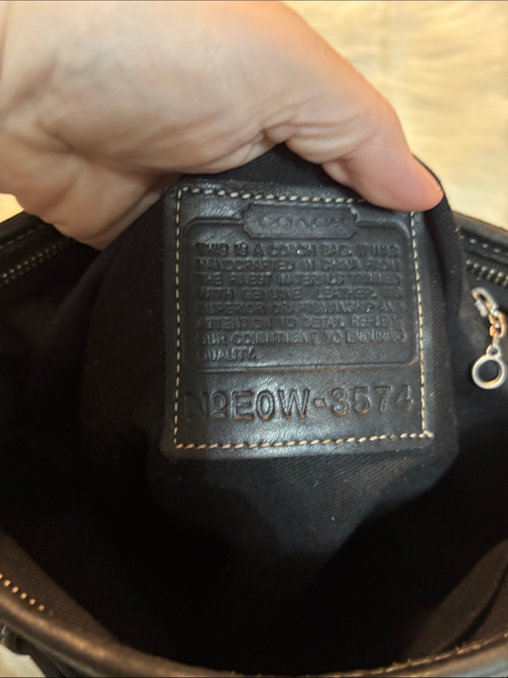 Vintage Coach Black SoHo EOW-3574 Y2K - Picture 2 of 11